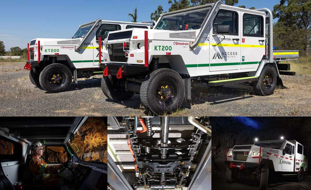 The Kovatera is a fit for purpose LV for the hard rock underground conditions. As underground mining specialists Access Mining need fit for purpose equipment. And the preferred Access Mining light vehicle is the Kovatera